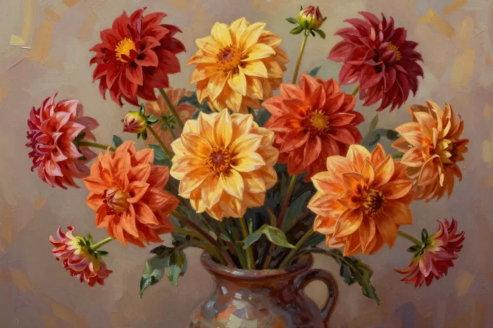 Rustic Dahlias