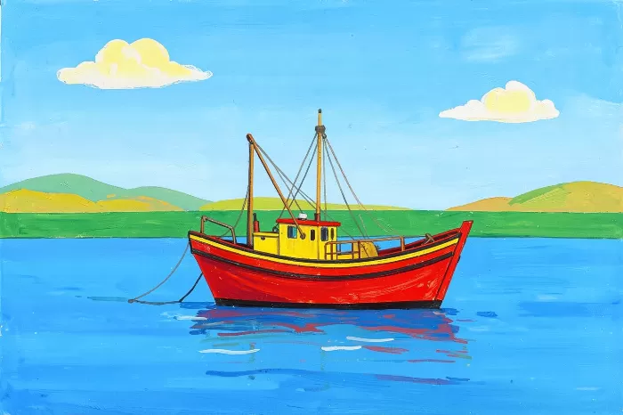 Moored Boat