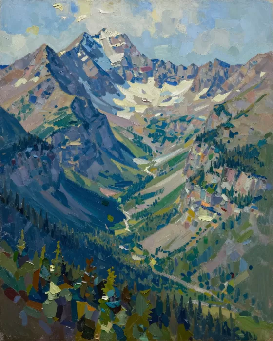 Mountain Impasto
