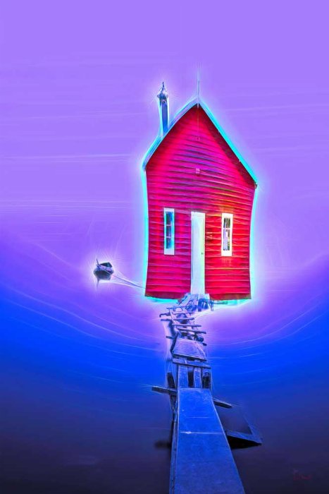 The Boat House - Newfoundland art print