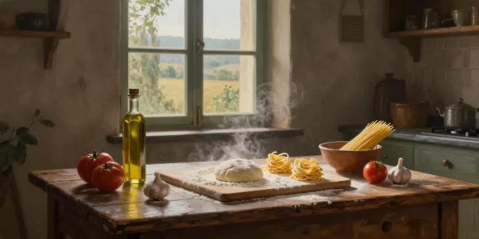 Sunlit Kitchen