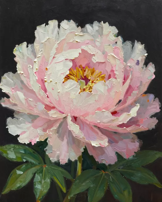 Peony Impasto