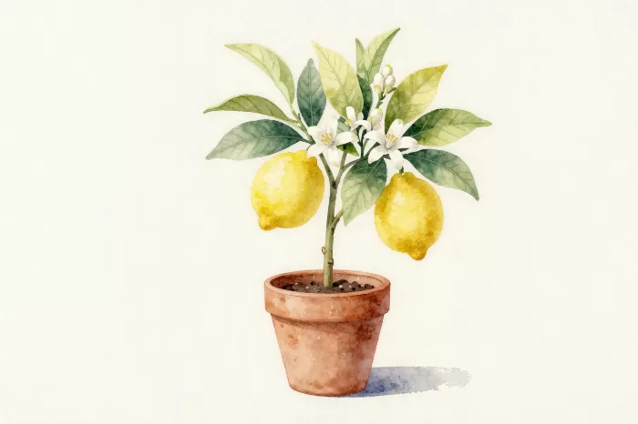 Potted Lemon