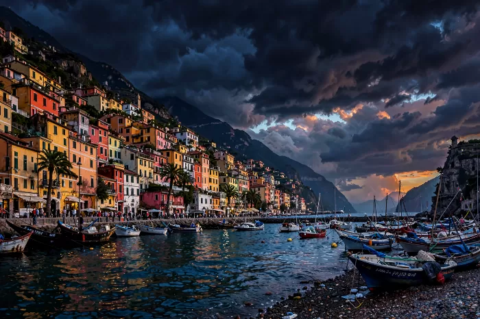 Stormlit Harbour