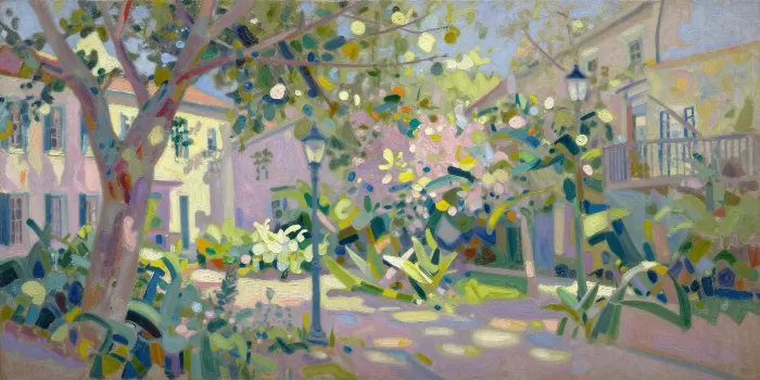 Pastel Courtyard