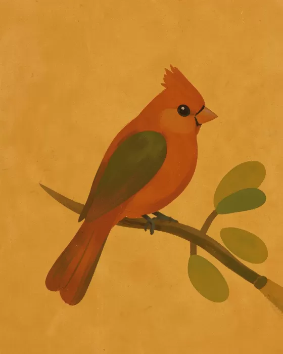 Retro Cardinal