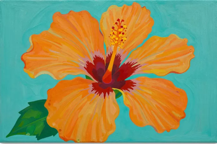 Hard Edge Hibiscus