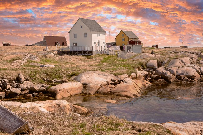 Suns Setting - Newfoundland art print