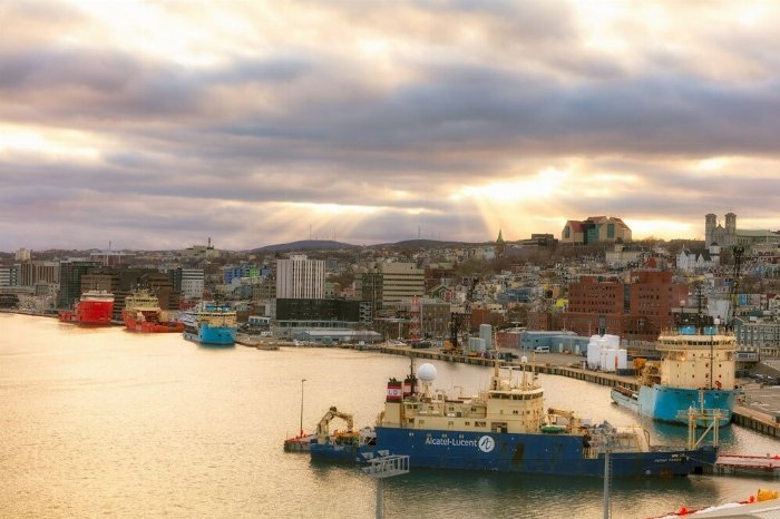 St. John's Sunrays - Newfoundland art print