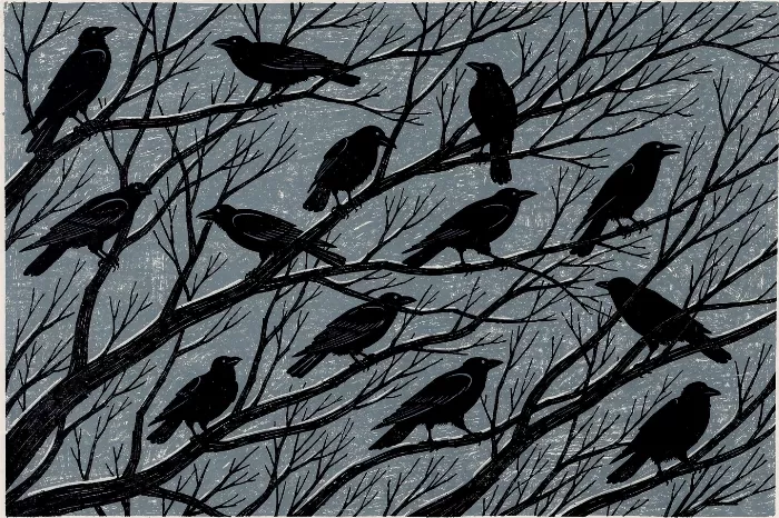Winter Crows