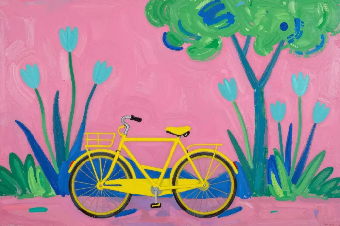 Magenta Bicycle