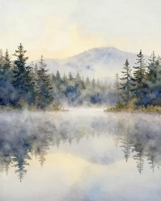 Hazy Ridgelines