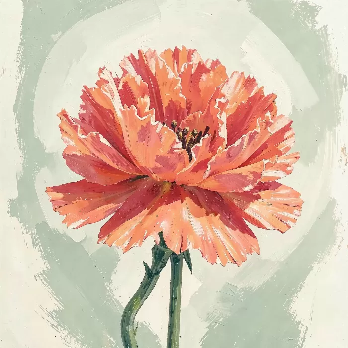 Sage Carnation