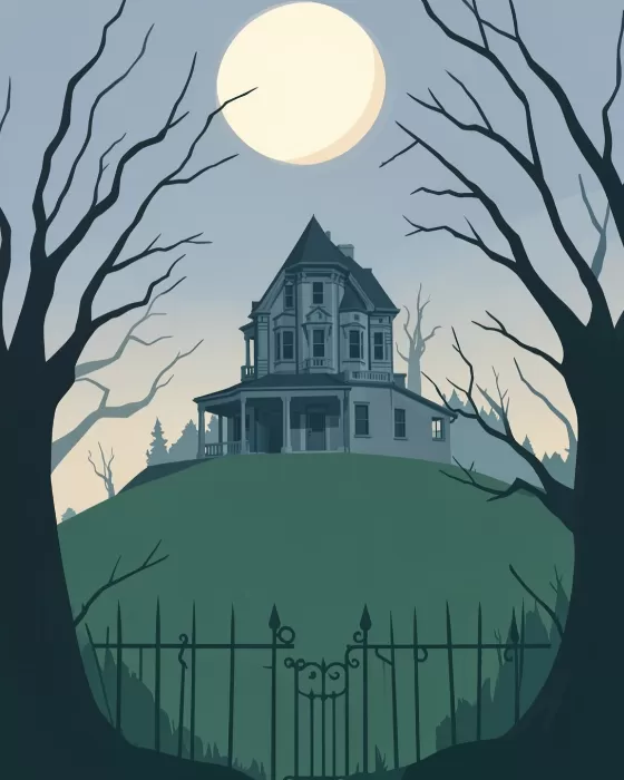 Moonlit House