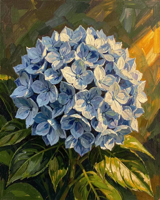 Ruffled Blue