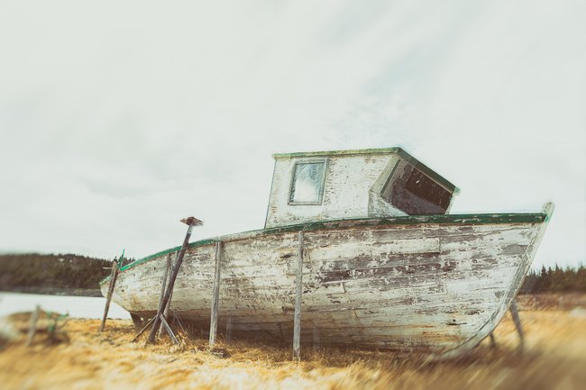 Ghost Ship - Newfoundland art print