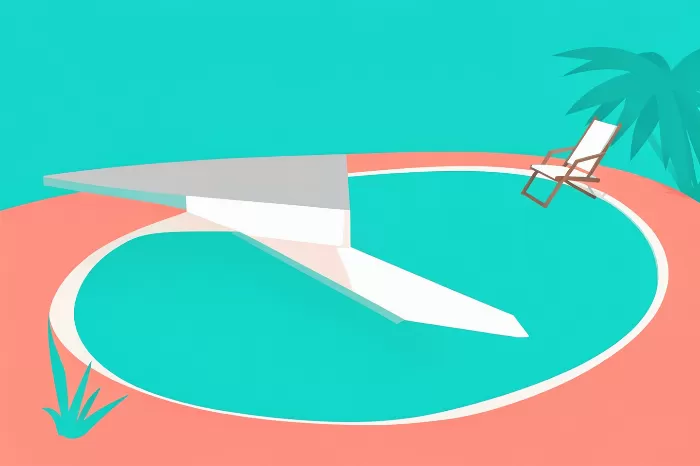 Poolside Diver