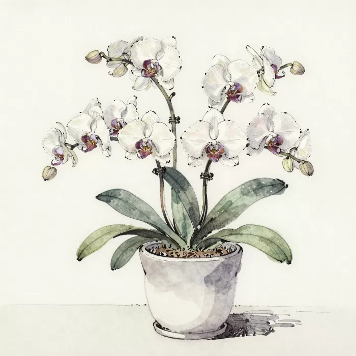 White Orchids