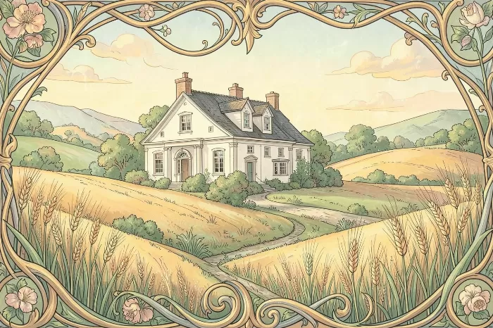 White Farmhouse