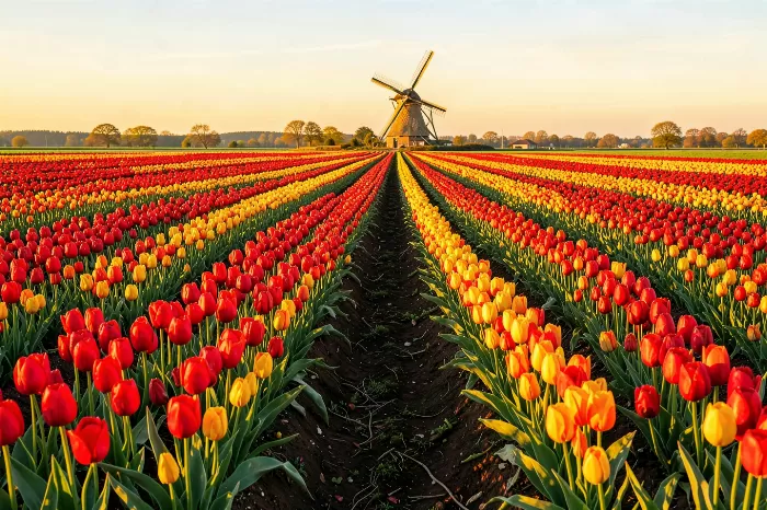 Windmill Tulips