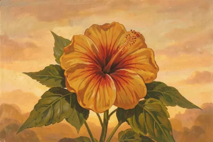 Sunset Hibiscus
