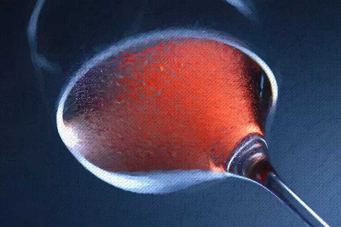 Red wine in glass closeup