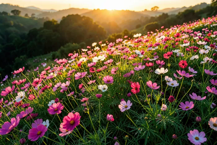 Cosmos Hillside