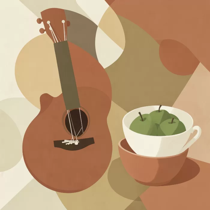 Guitar And Apples