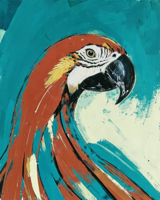 Teal Macaw
