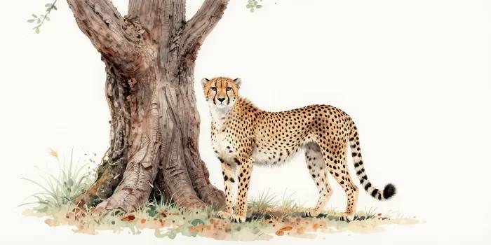 Cheetah And Oak