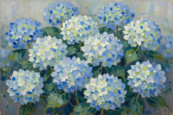 Impasto Hydrangea