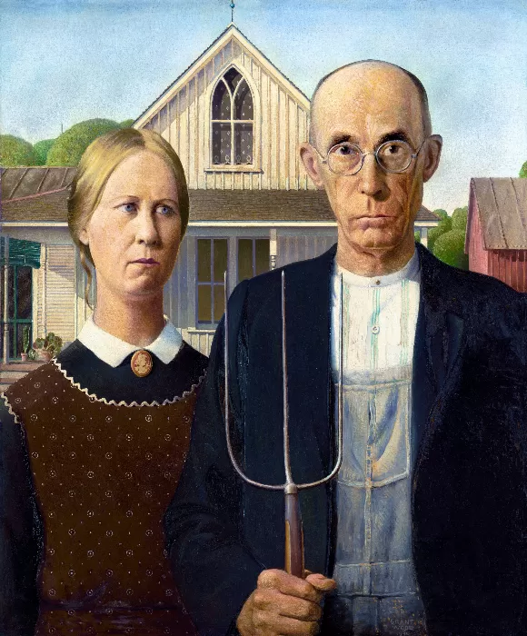 Grant Woods American Gothic