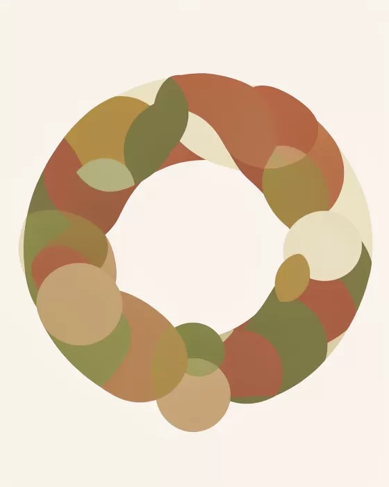 Modern Wreath