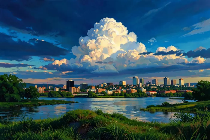 Riverfront Skyline