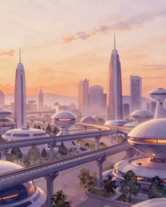 Futuristic Sunrise