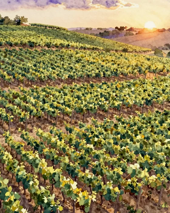 Vineyard Sunset
