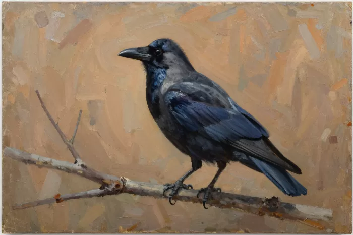 Crow Alights