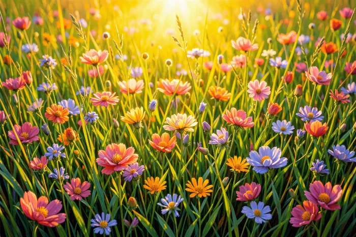 Golden Wildflowers