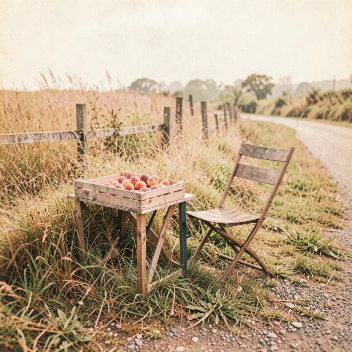 Roadside Peaches