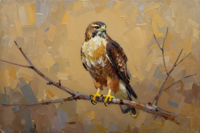 Hawk Impasto