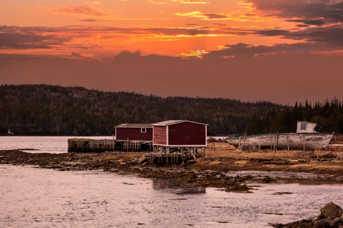 Coastal Retreat - Newfoundland art print