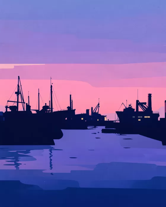 Docked Silhouettes
