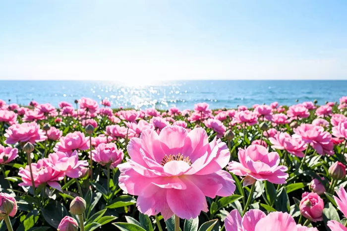 Peony Seascape
