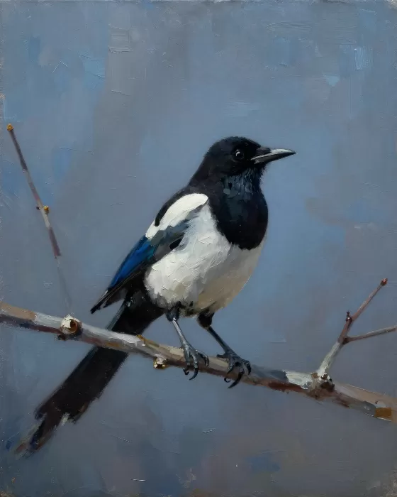 Impasto Magpie