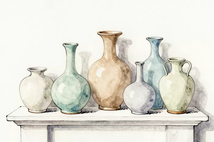 Mantel Vases