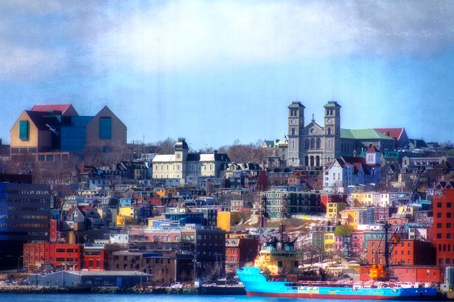 St John's Texture - Newfoundland art print
