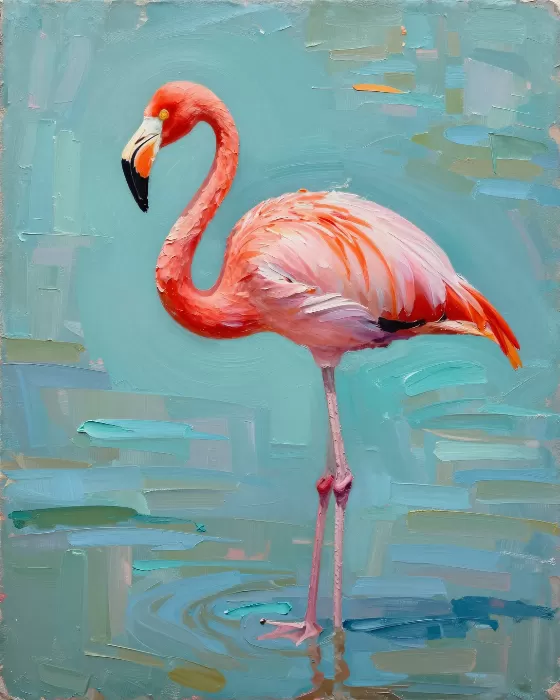 Flamingo Impasto