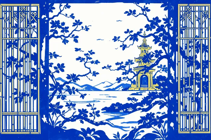 Blue Pagodas