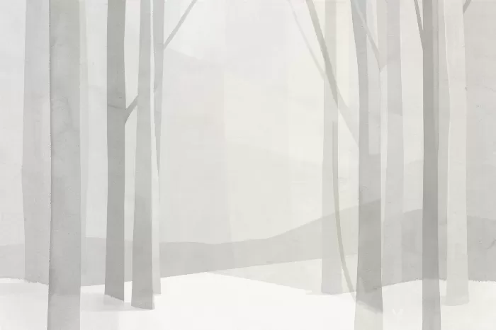 Winter Aspens