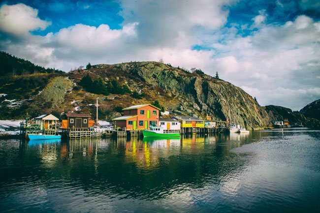 Quidi Vidi Stages - Newfoundland art print